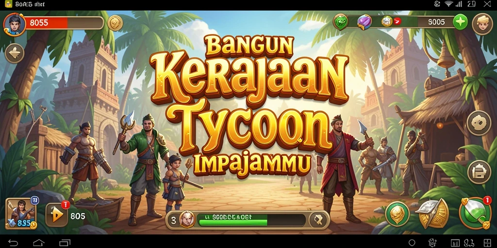 Tampilan menarik dari gameplay 8055 yang penuh strategi Tycoon.