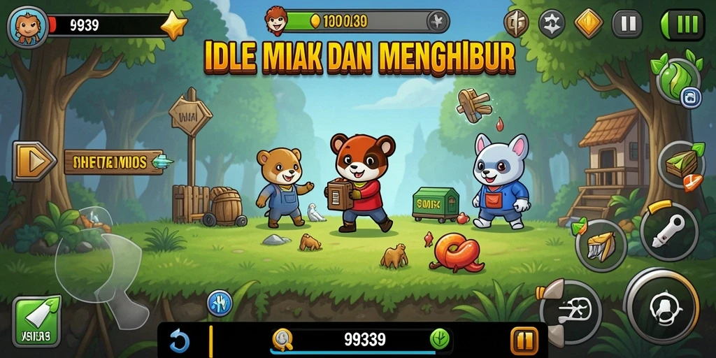 Screenshot gameplay 9939 menampilkan elemen Idle yang menarik.