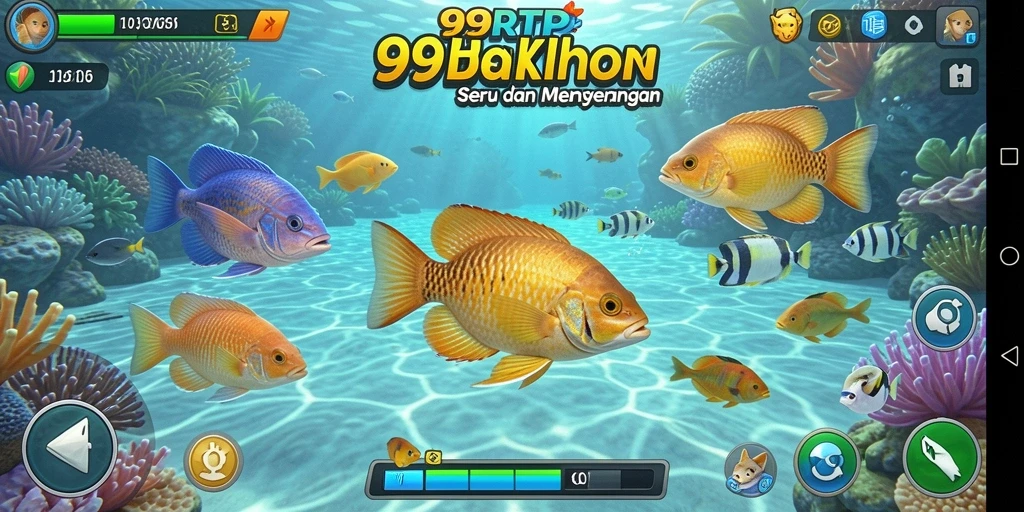 Tampilan dinamis gameplay Tembak Ikan di 99RTP.