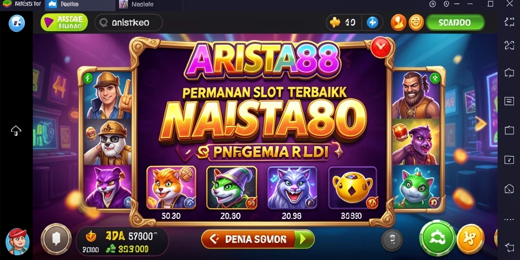 Tampilan gameplay menarik dengan tema Slot beragam.