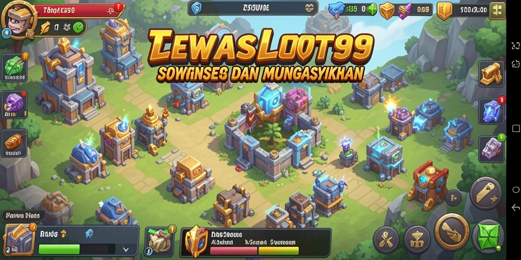 Tampilan gameplay DEWASLOT99 yang menegangkan dan seru di setiap level.
