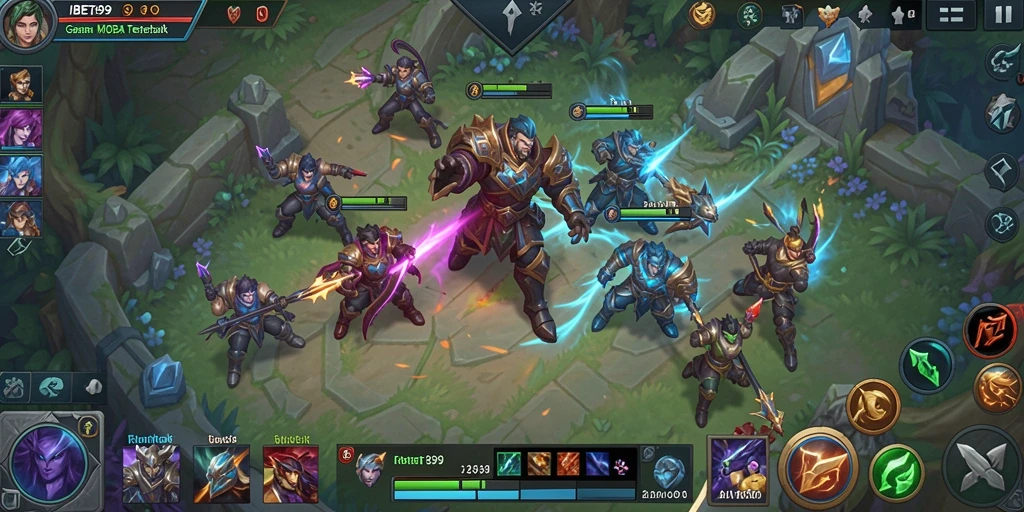 Tampilan gameplay seru dalam pertempuran tim di IBET899.