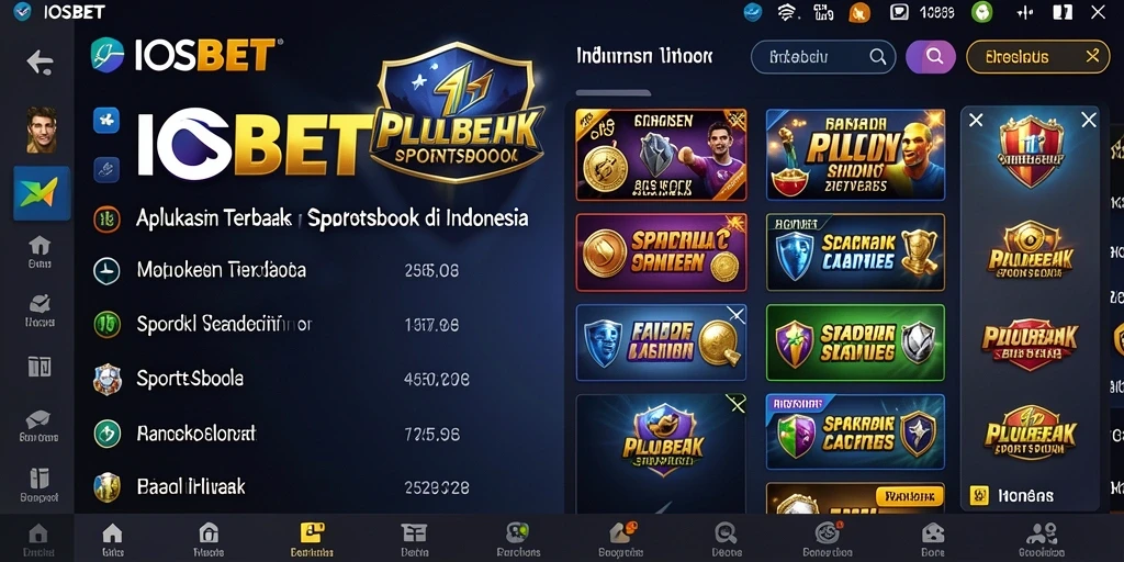 Tampilan gameplay yang menarik di aplikasi Sportsbook IOSBET.