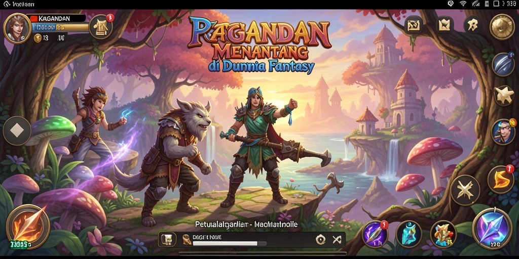 Tampilan gameplay menantang KAGANDAN yang seru dan menarik.