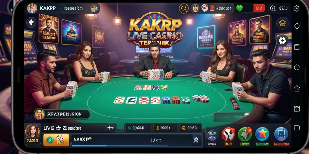 Tampilan gameplay KAKRP yang seru dan interaktif di Live Casino.