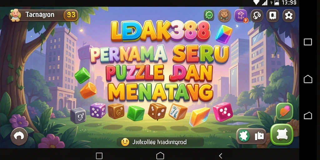 Tampilan gameplay menarik dari LEDAK388 dengan berbagai tantangan puzzle.