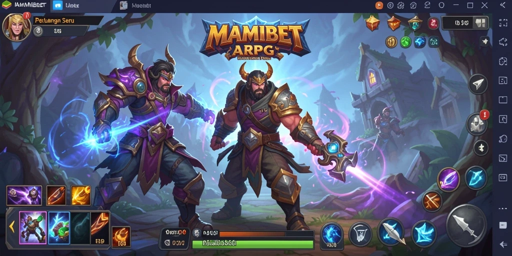 Tampilan gameplay seru dalam dunia ARPG MAMIBET.