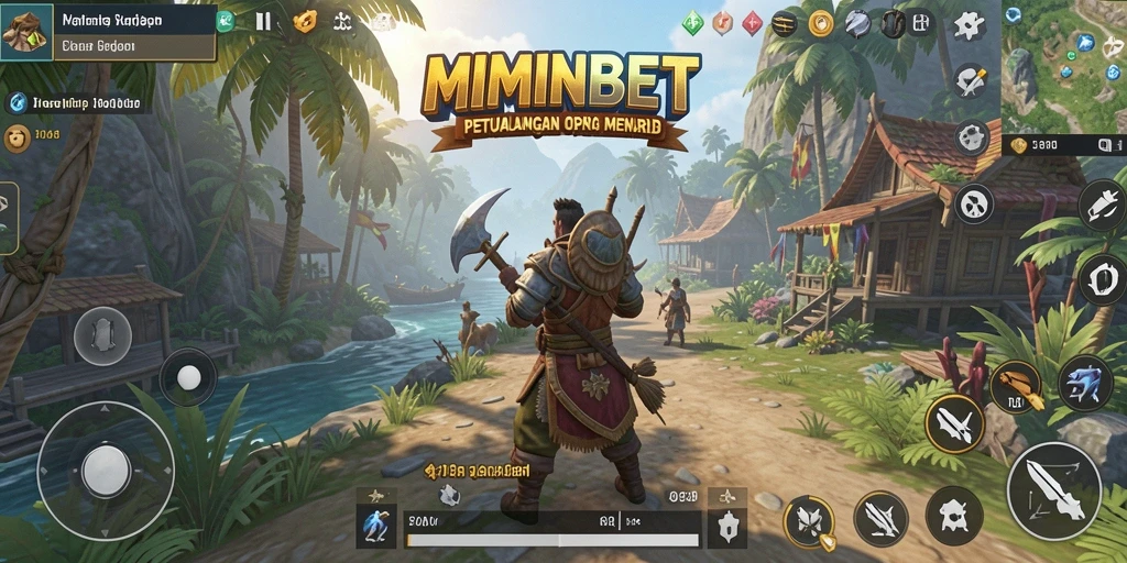 Gameplay MIMINBET menampilkan pengalaman eksplorasi Open World yang luar biasa.