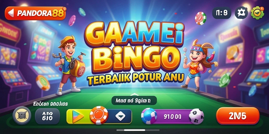 Tampilan gameplay seru dan menarik dari PANDORA88 Bingo.