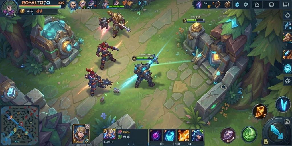 Tampilan gameplay ROYALTOTO yang menarik dan penuh aksi.
