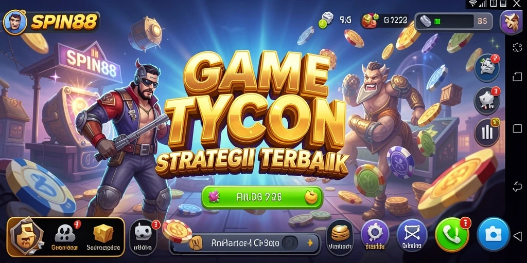 Tampilan gameplay SPIN88 yang menarik dan penuh strategi Tycoon.