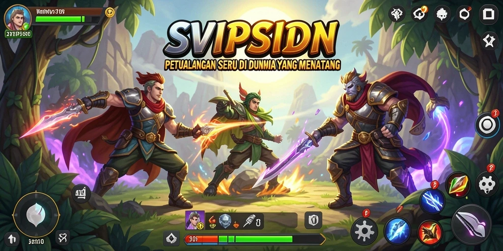 Tampilan gameplay <strong>SVIPSIDN</strong> yang penuh aksi dan petualangan.