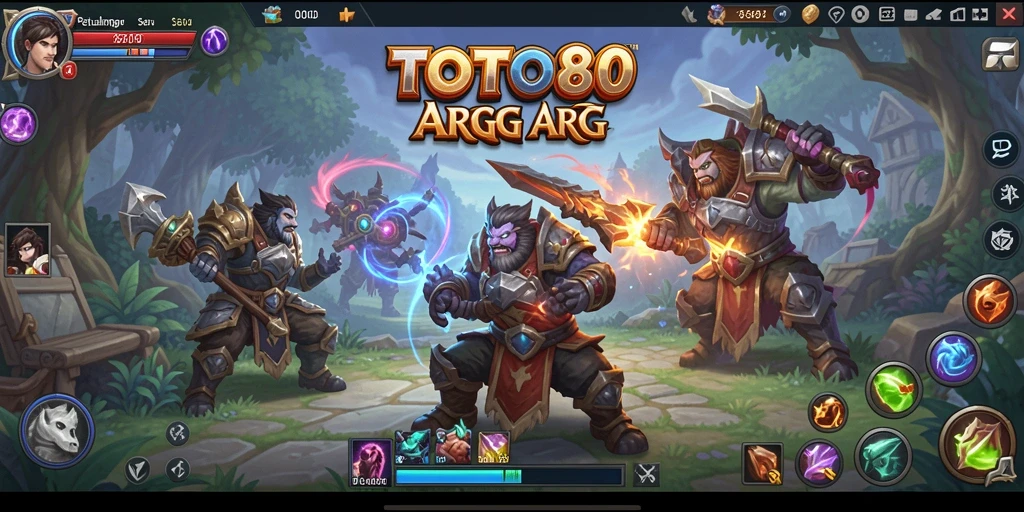 Tampilan gameplay seru di dunia ARPG TOTO80.